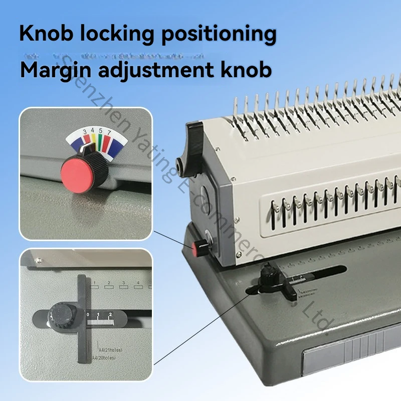 ماكينة تجليد بالمشط 21 فتحة، م - مراجعة Binding Machine Comb وسعره