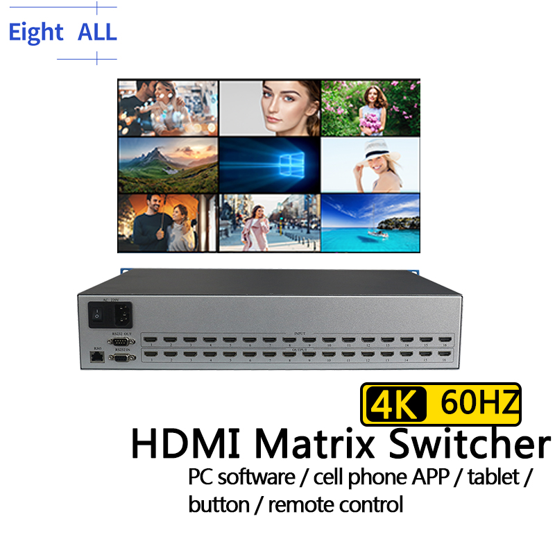 4K @ 60 HDMI مصفوفة التبديل 8x - مراجعة Power Over Ethernet وسعره